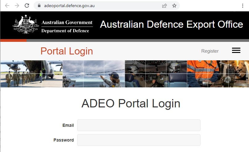 ADEO Portal Defence Australia